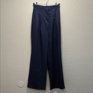Commense pinstriped wide leg trousers